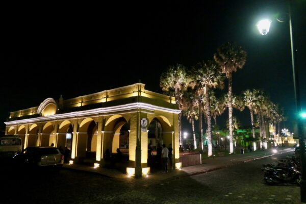 Antigua Guatemala night lights