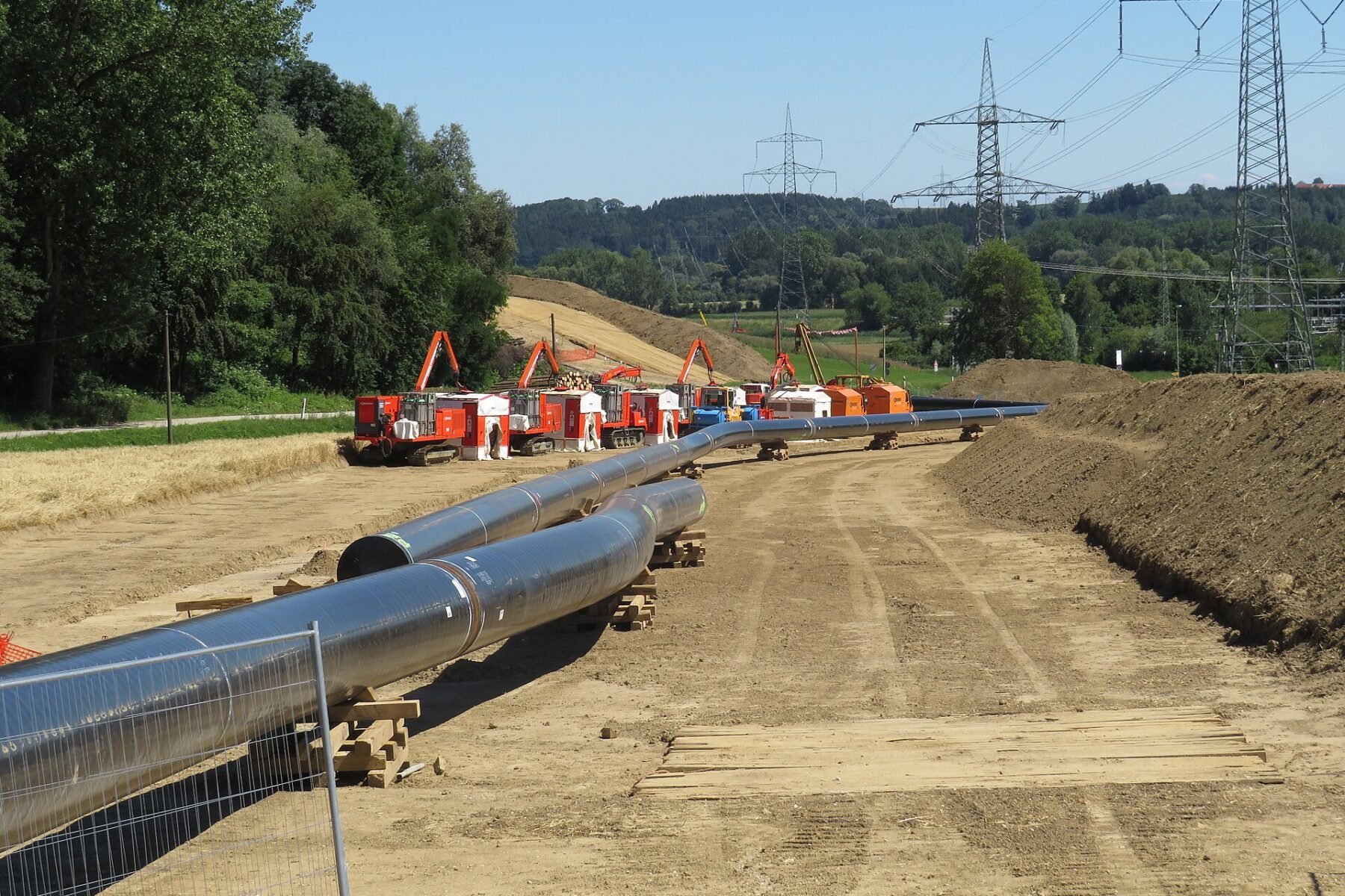 gas pipeline construction