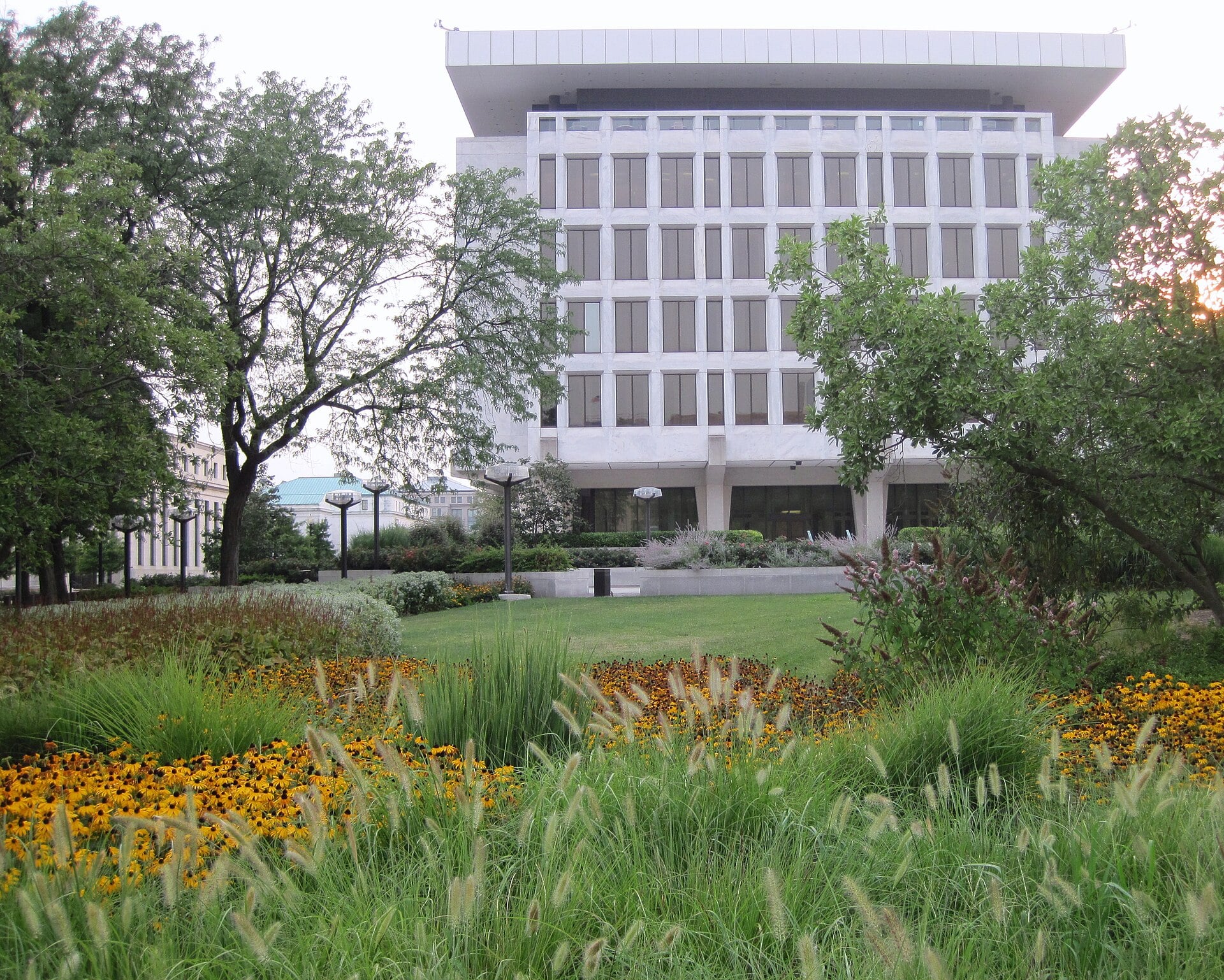 The Federal Reserve building in Washington.