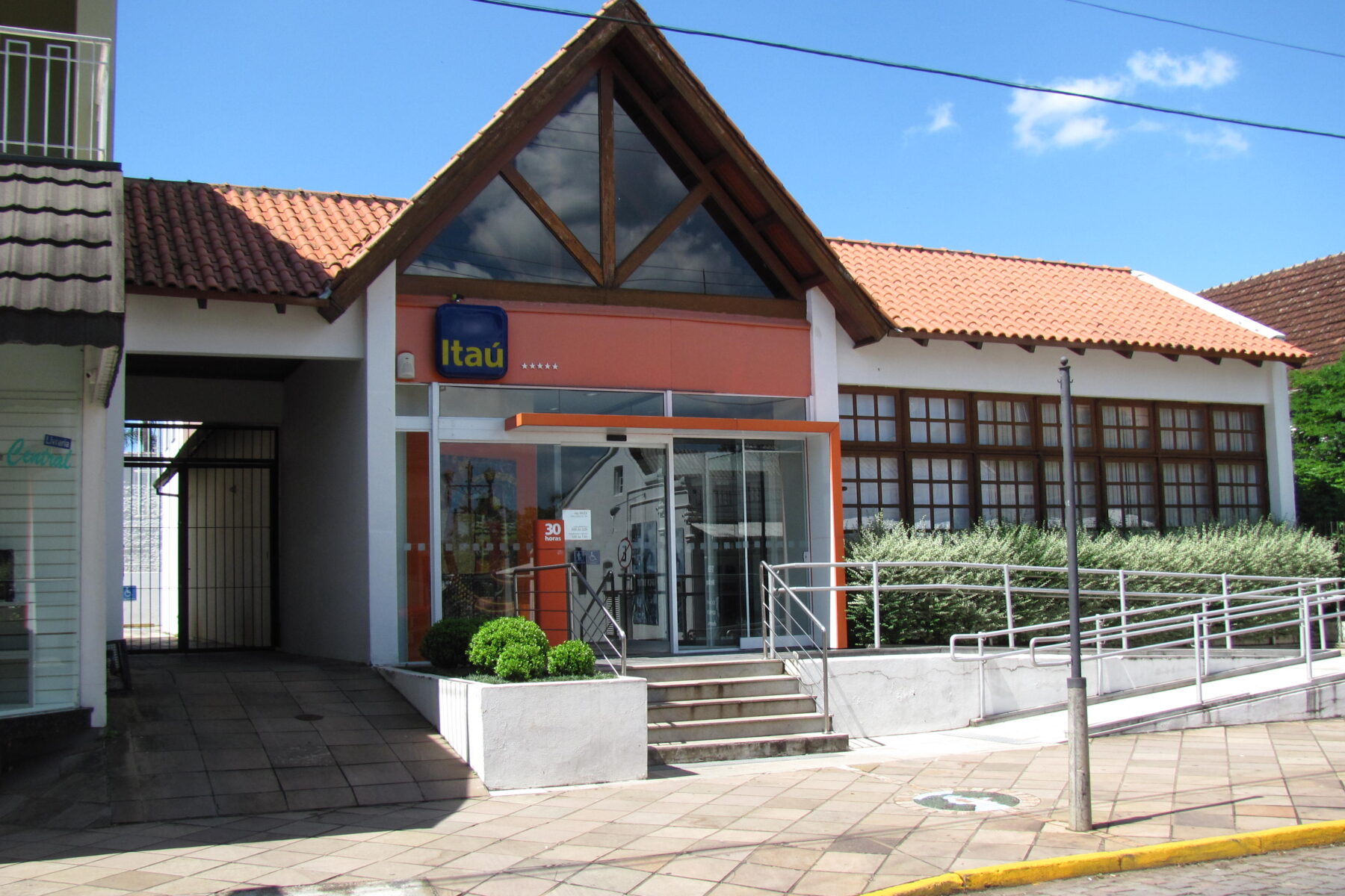 An Itau bank branch in Brazil