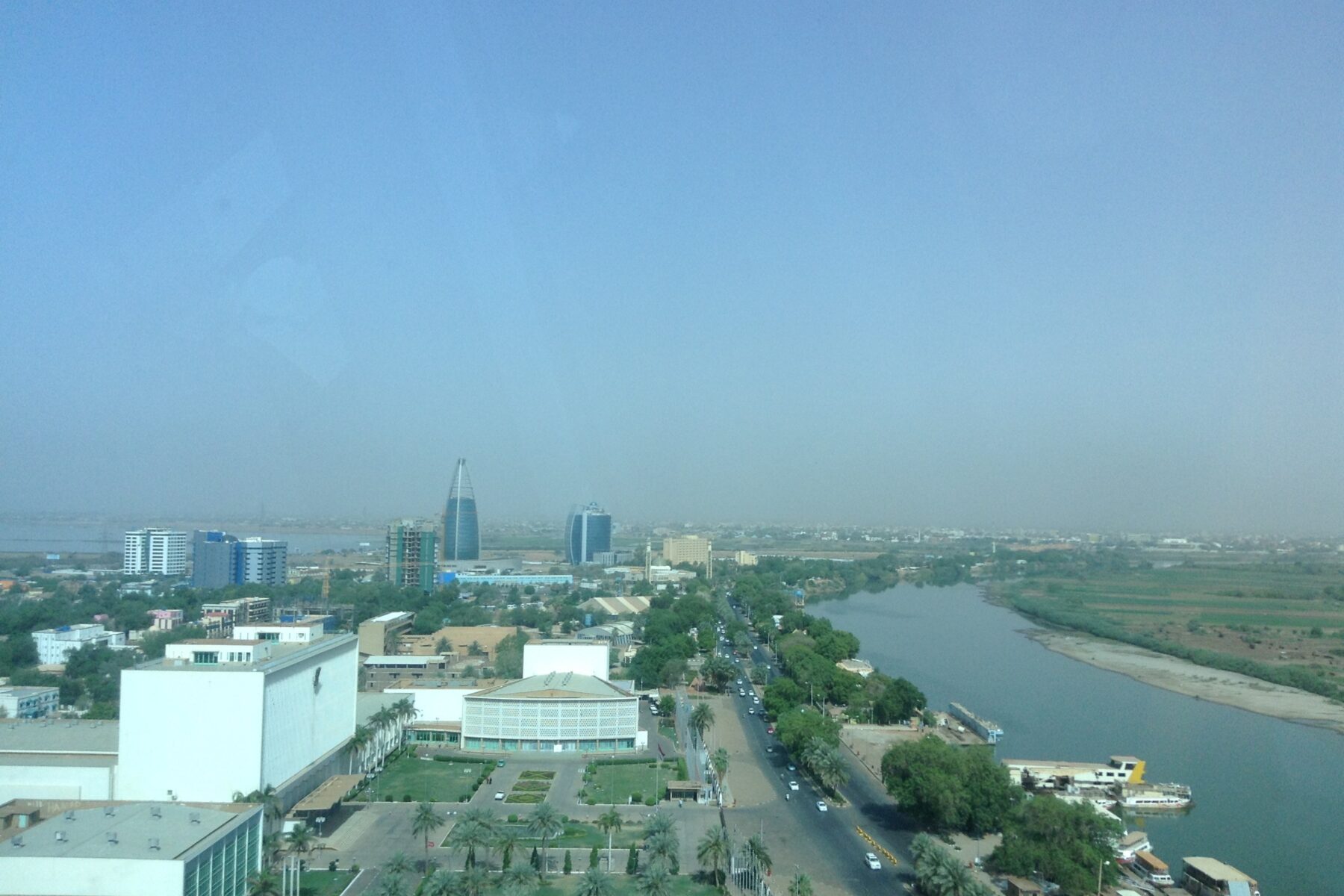 Sudan peace plan — Khartoum skyline on the Nile in 2013