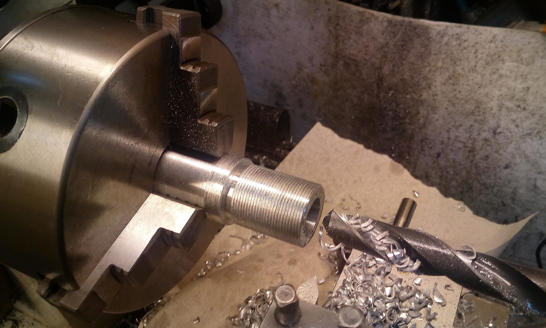 Lathe machining a part, Romi results
