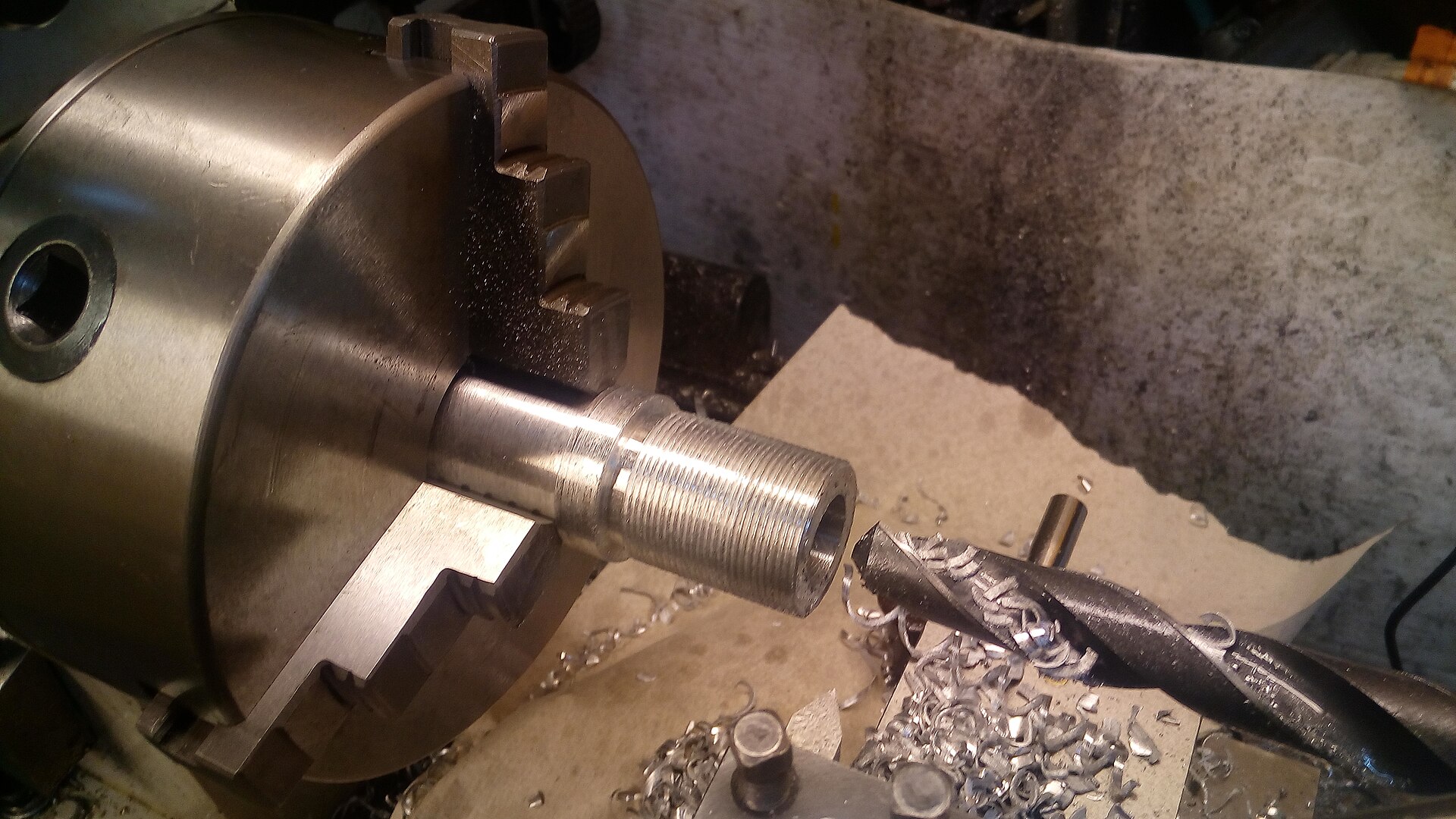 Lathe machining a part, Romi results