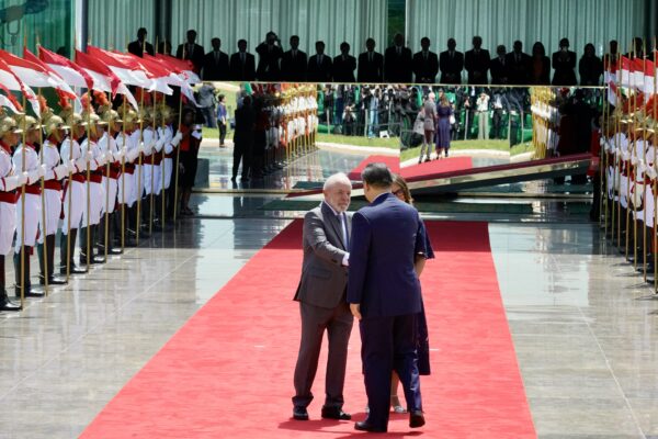 Presidents Lula and Xi Jinping in Brasilia