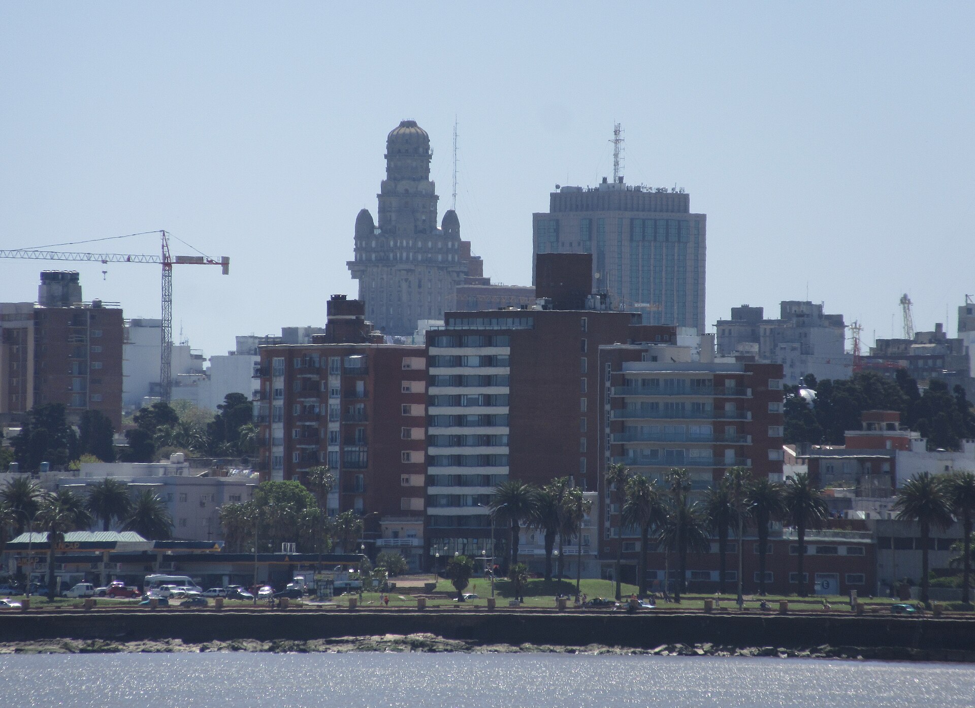Montevideo skyline from the rambla, Uruguay remote workers social security