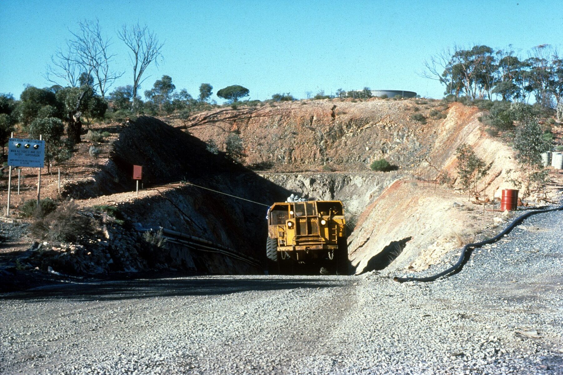 Ore truck at a nickel mine, Piaui nickel project