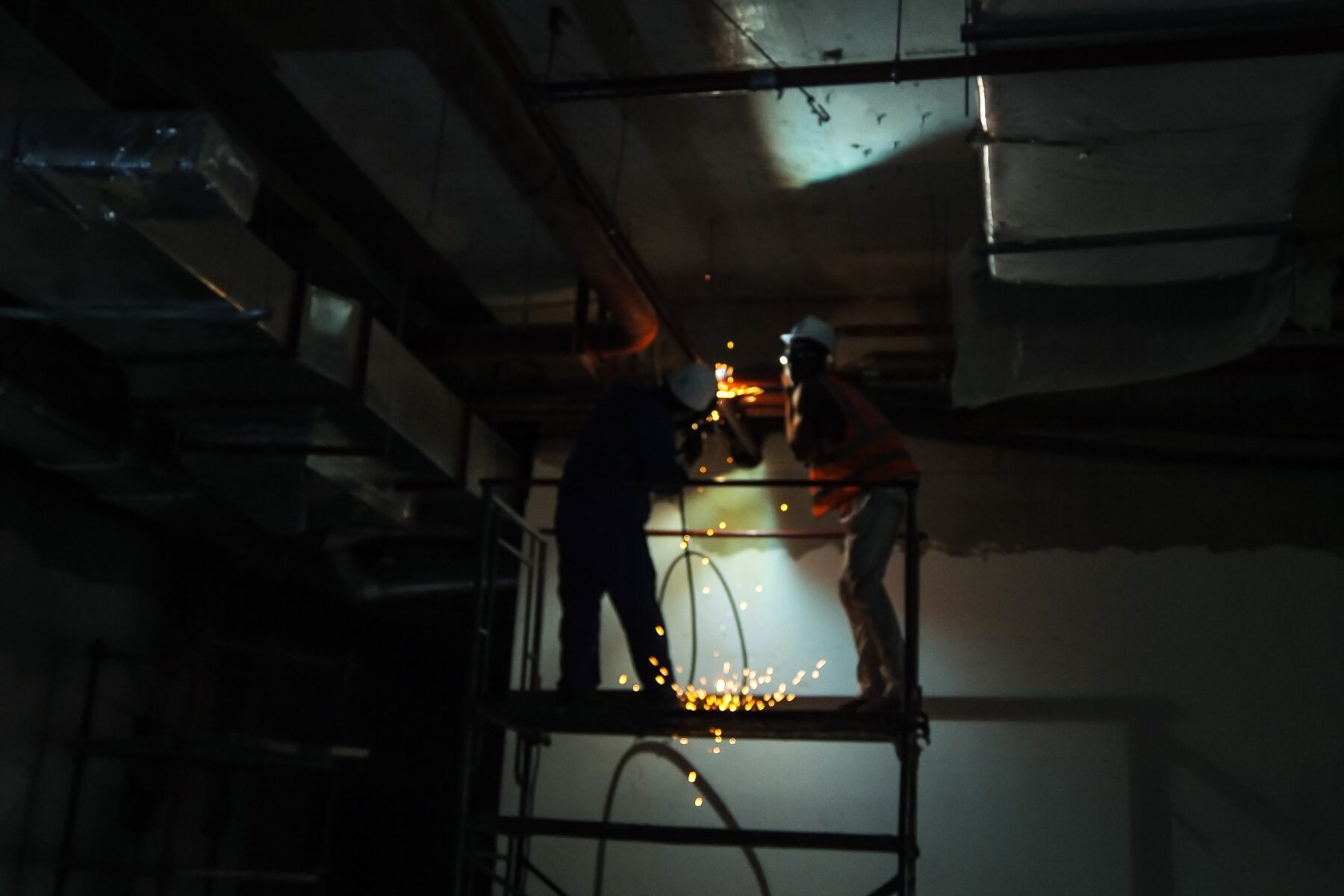 Solar-powered steel plant push — Nigerian workers welding