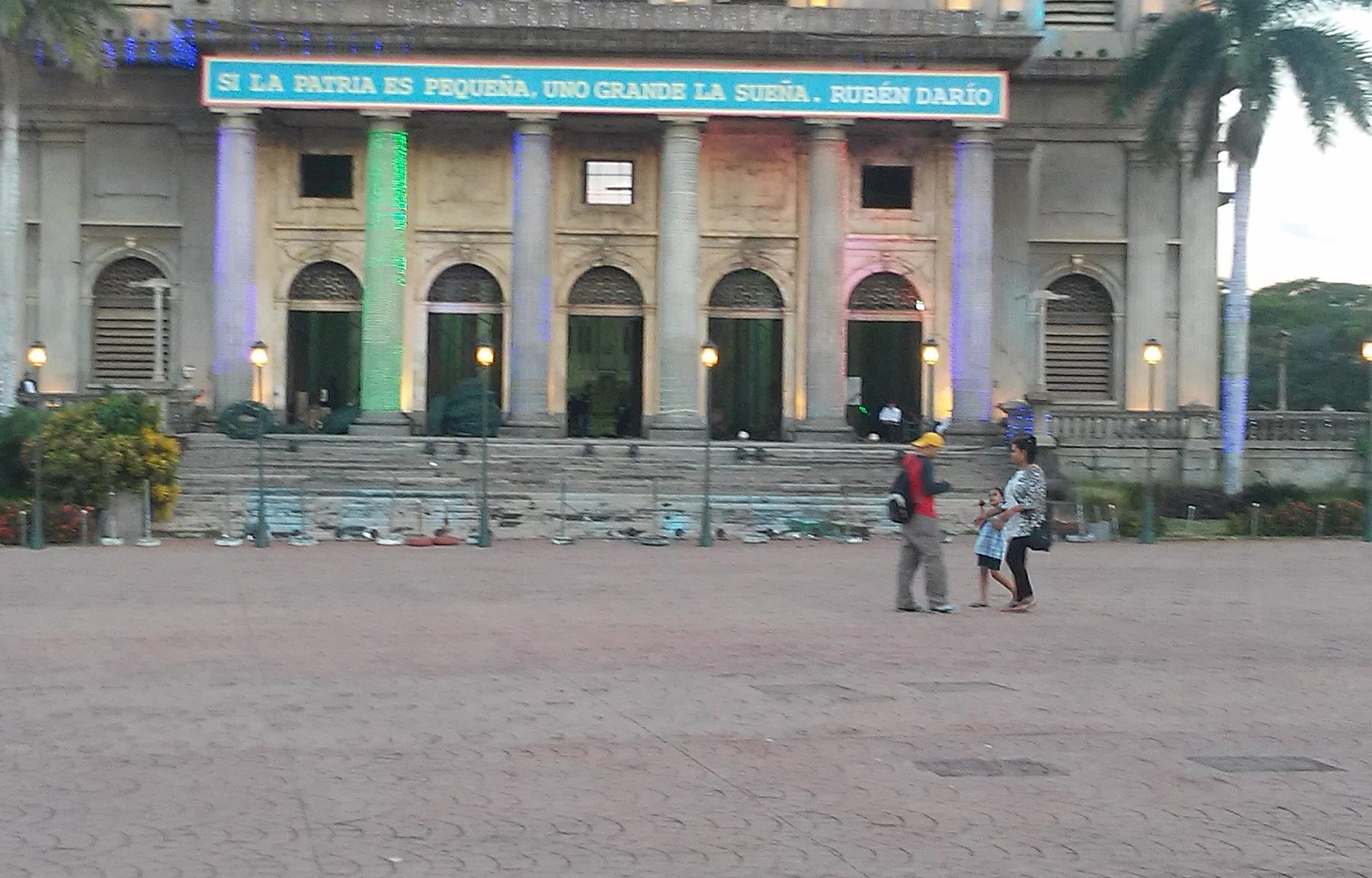 Old cathedral of Managua, Nicaragua lawyers register
