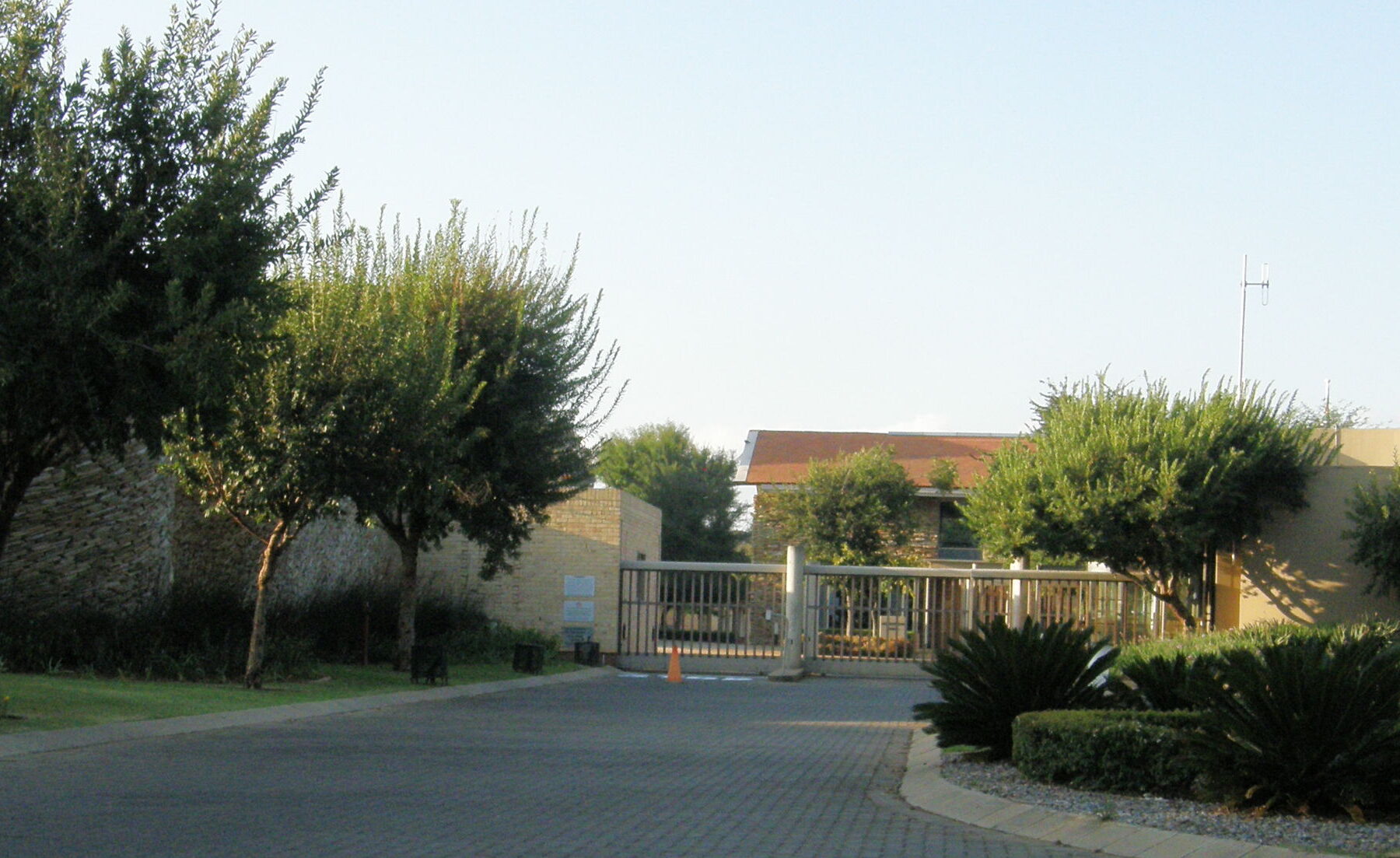 Oprah Winfrey Leadership Academy entrance at Henley-on-Klip in Gauteng, South Africa