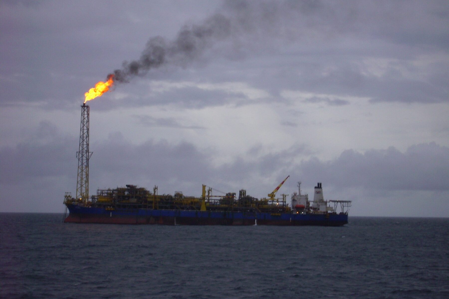 Nigeria oil production - FPSO Mystras offshore platform