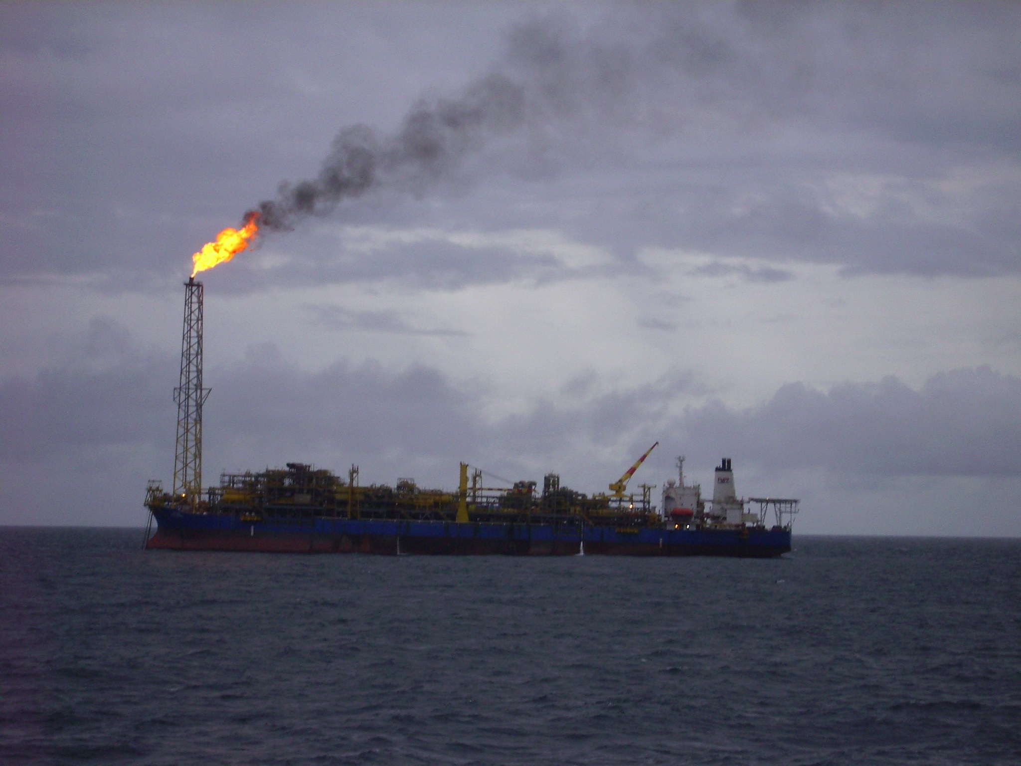 Nigeria oil production - FPSO Mystras offshore platform