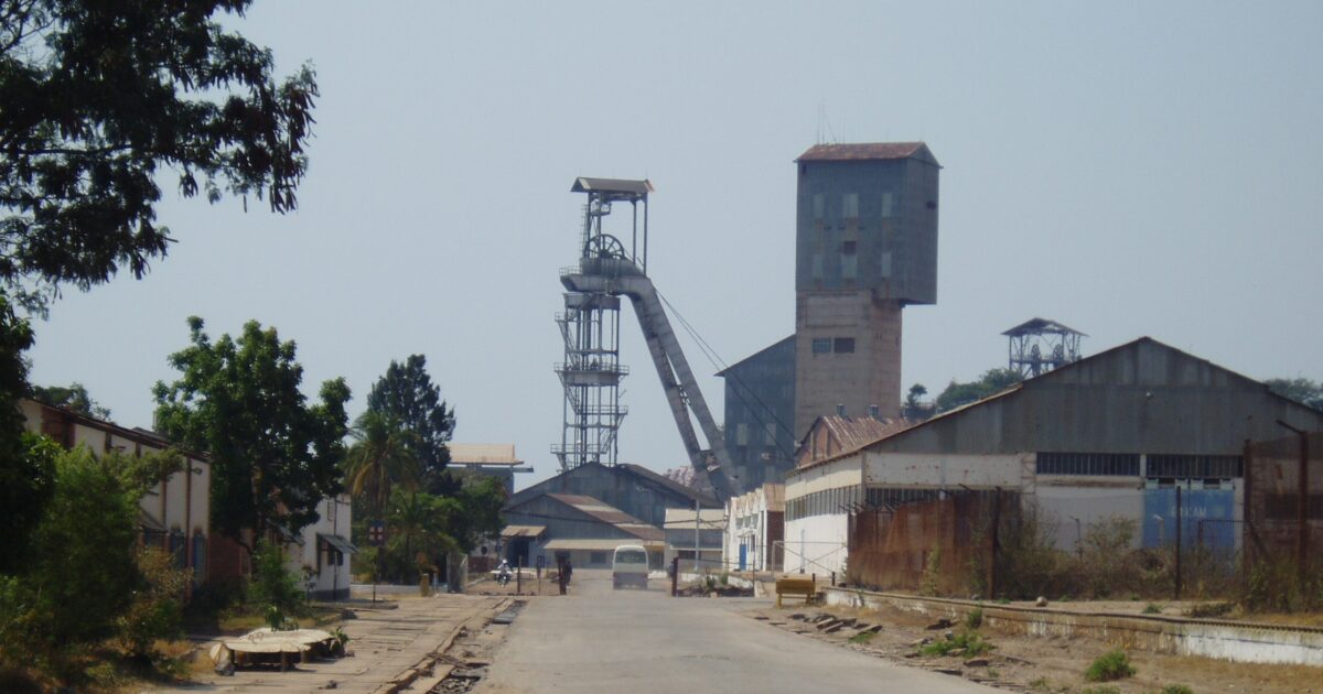 Glencore Congo tax dispute - Kamoto mine headframe in Kolwezi