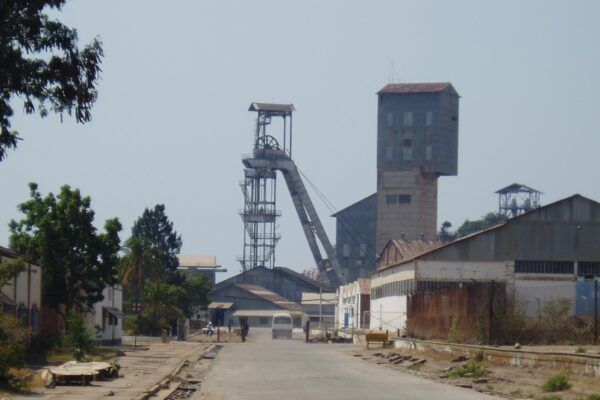 Glencore Congo tax dispute - Kamoto mine headframe in Kolwezi
