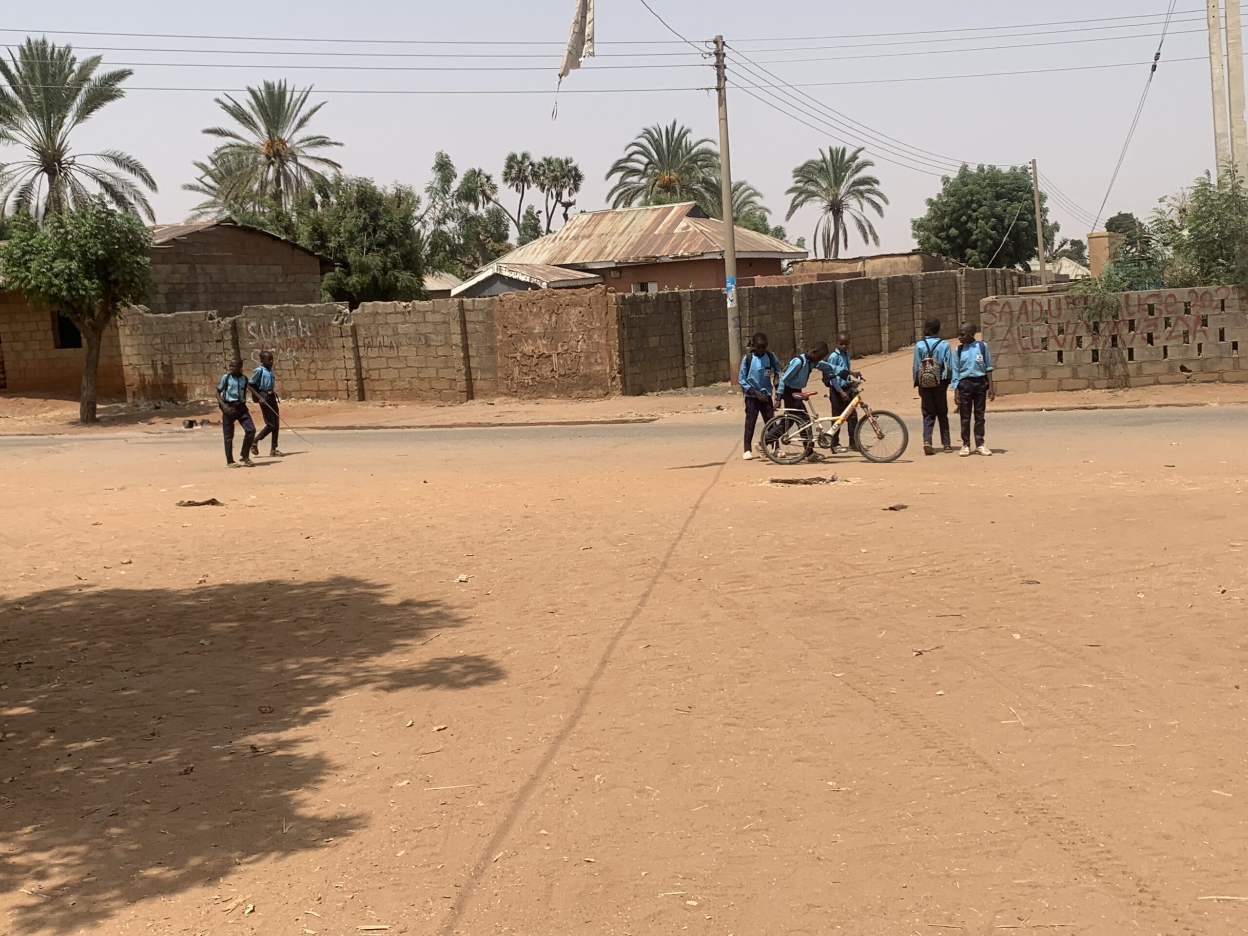 Nigeria school rescue — primary school pupils walking home from school (file photo)