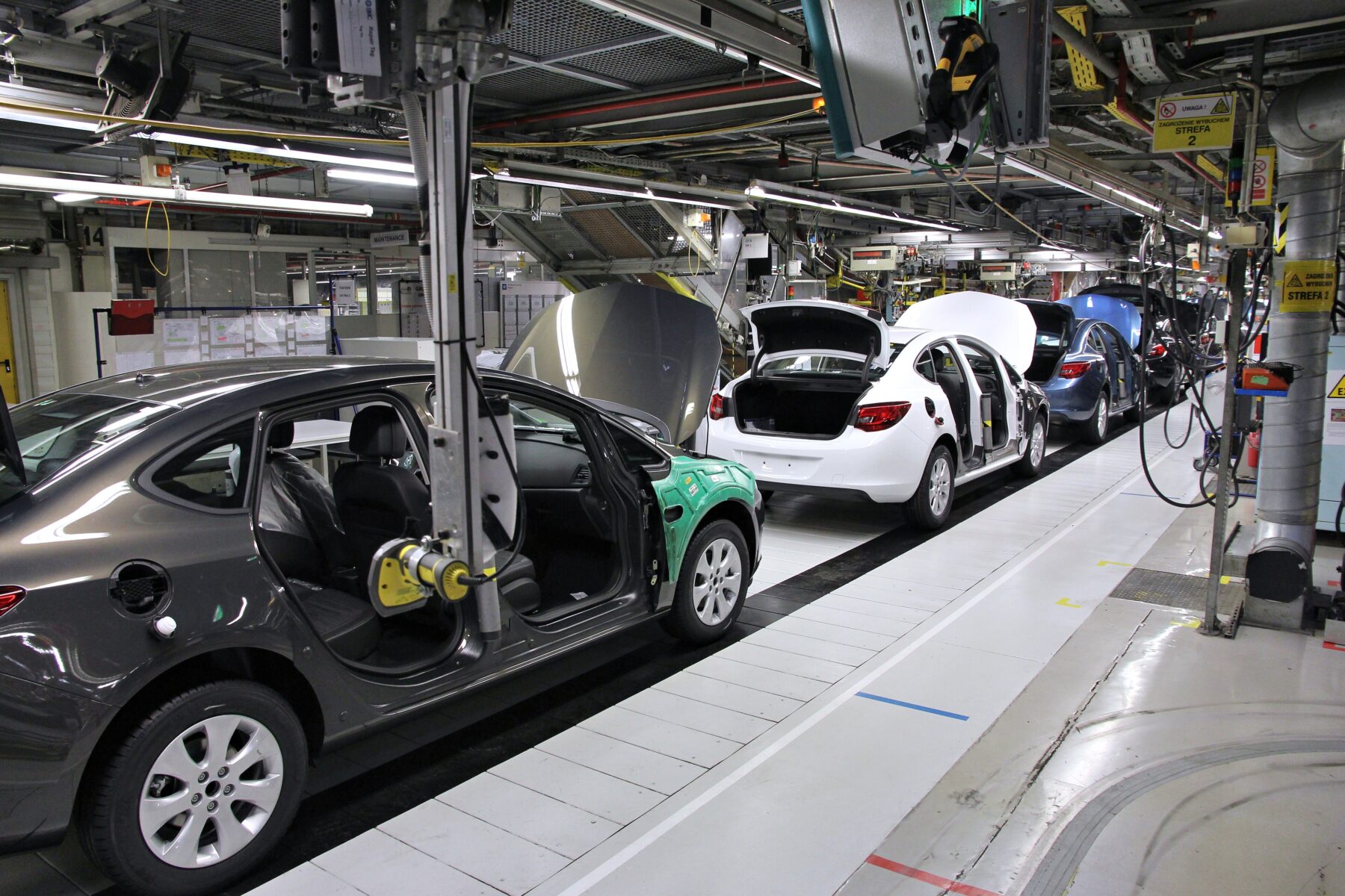 Stellantis South Africa plant - an Opel assembly line, one of Stellantis brands