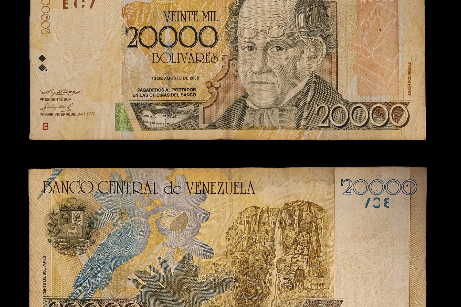 Venezuelan bolivar banknote, Venezuela inflation