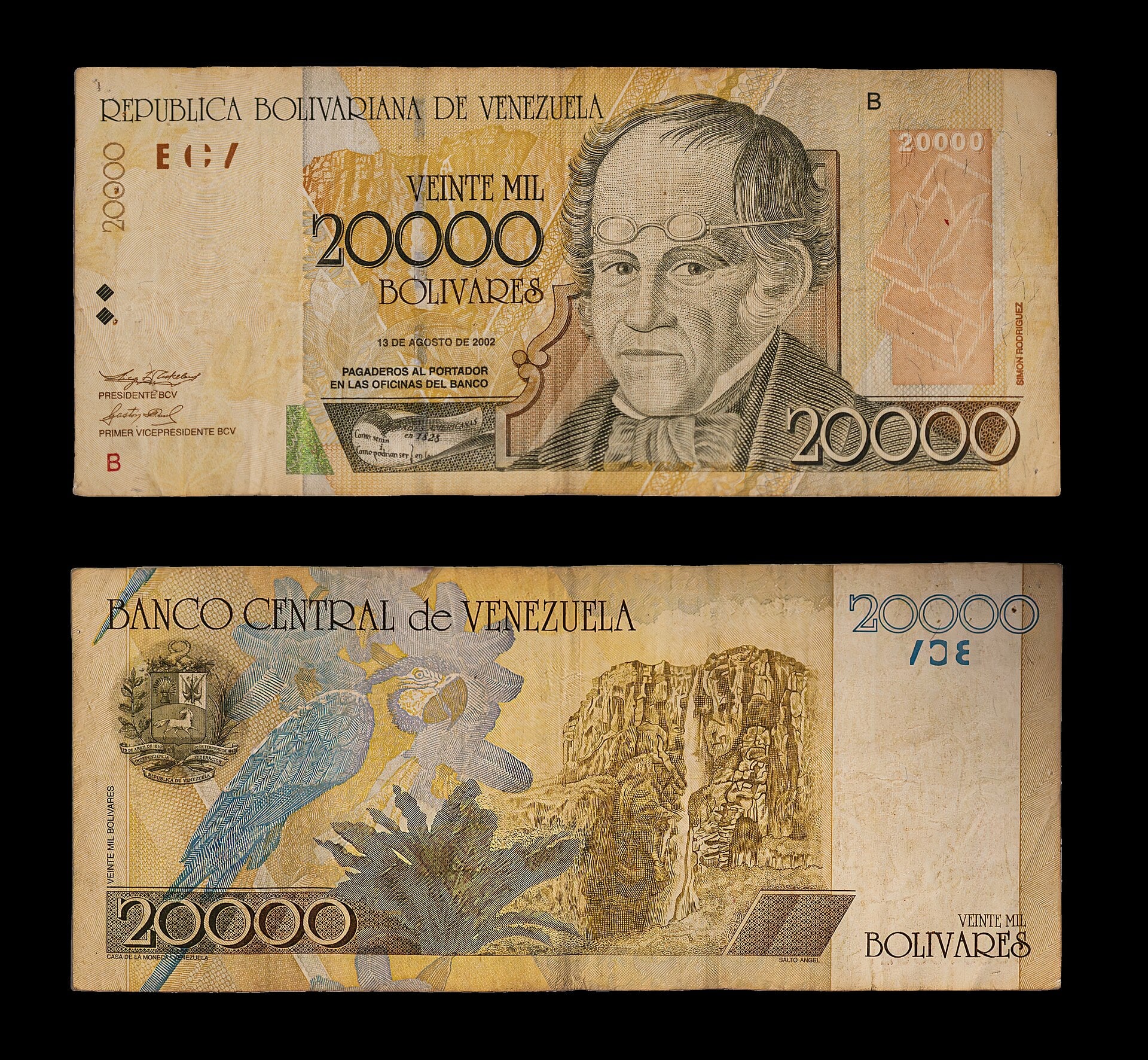 Venezuelan bolivar banknote, Venezuela inflation