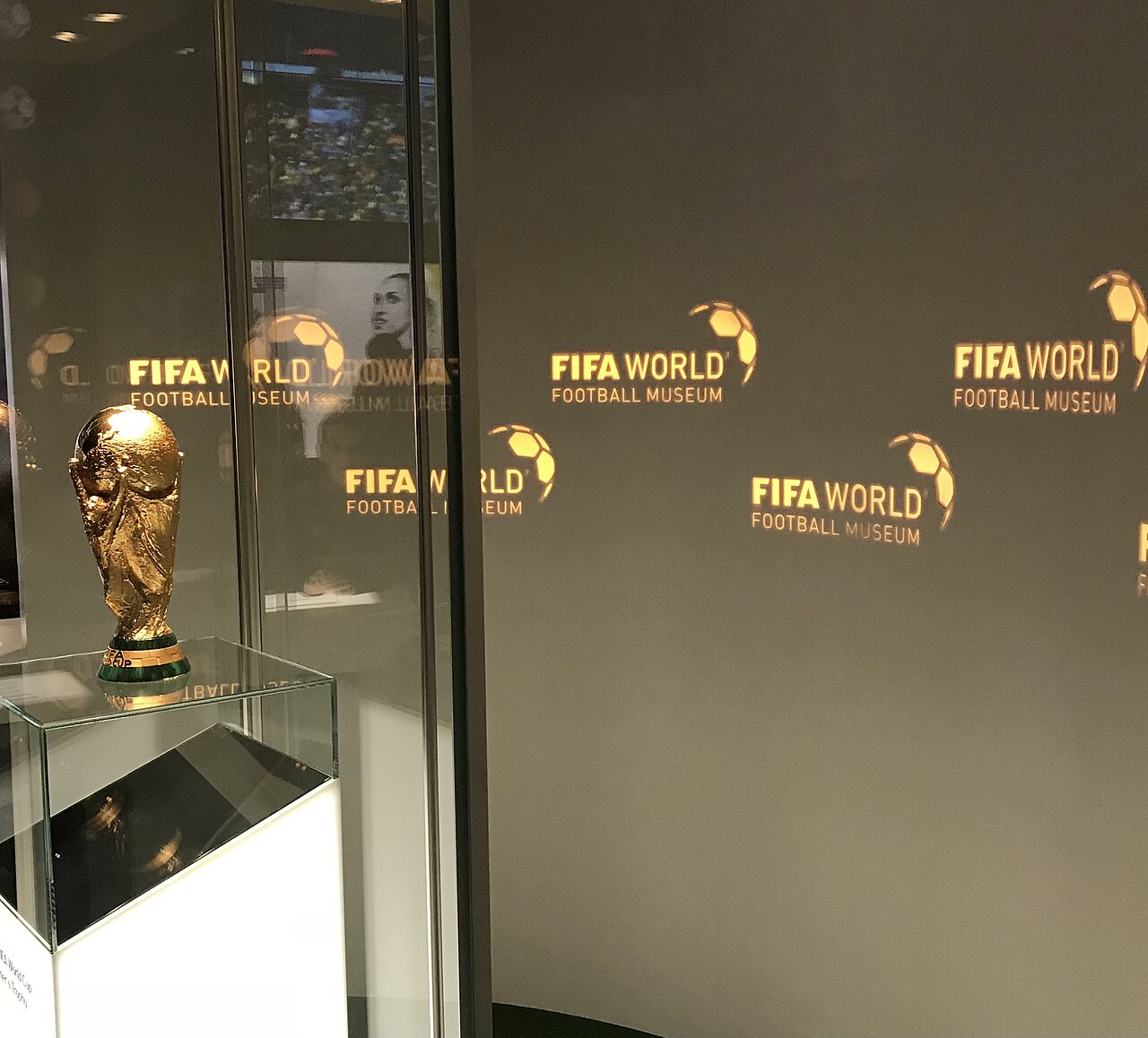 The FIFA World Cup trophy