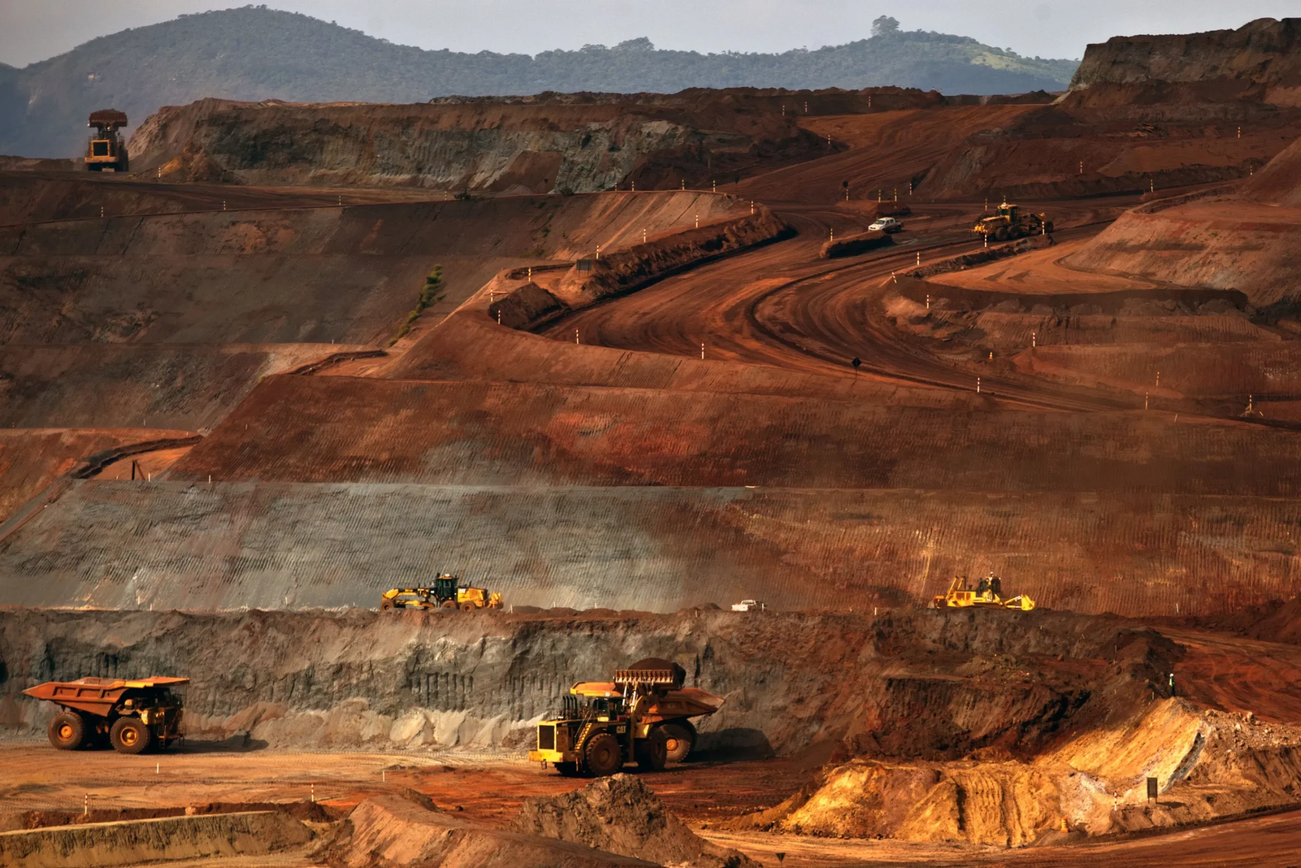 An Andean open-pit copper mine of the kind the Southern Copper Peru investment programme will add to