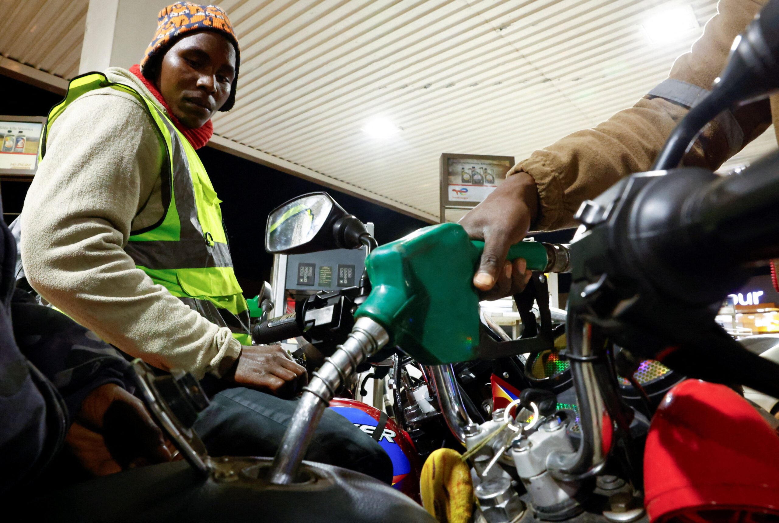 Kenya fuel probe: a crude oil tanker under way at sea
