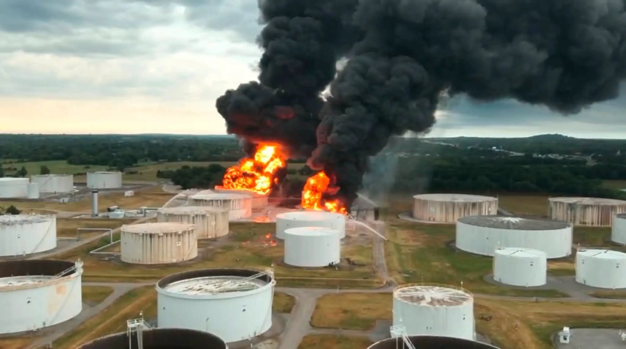 A Pemex refinery installation in Mexico