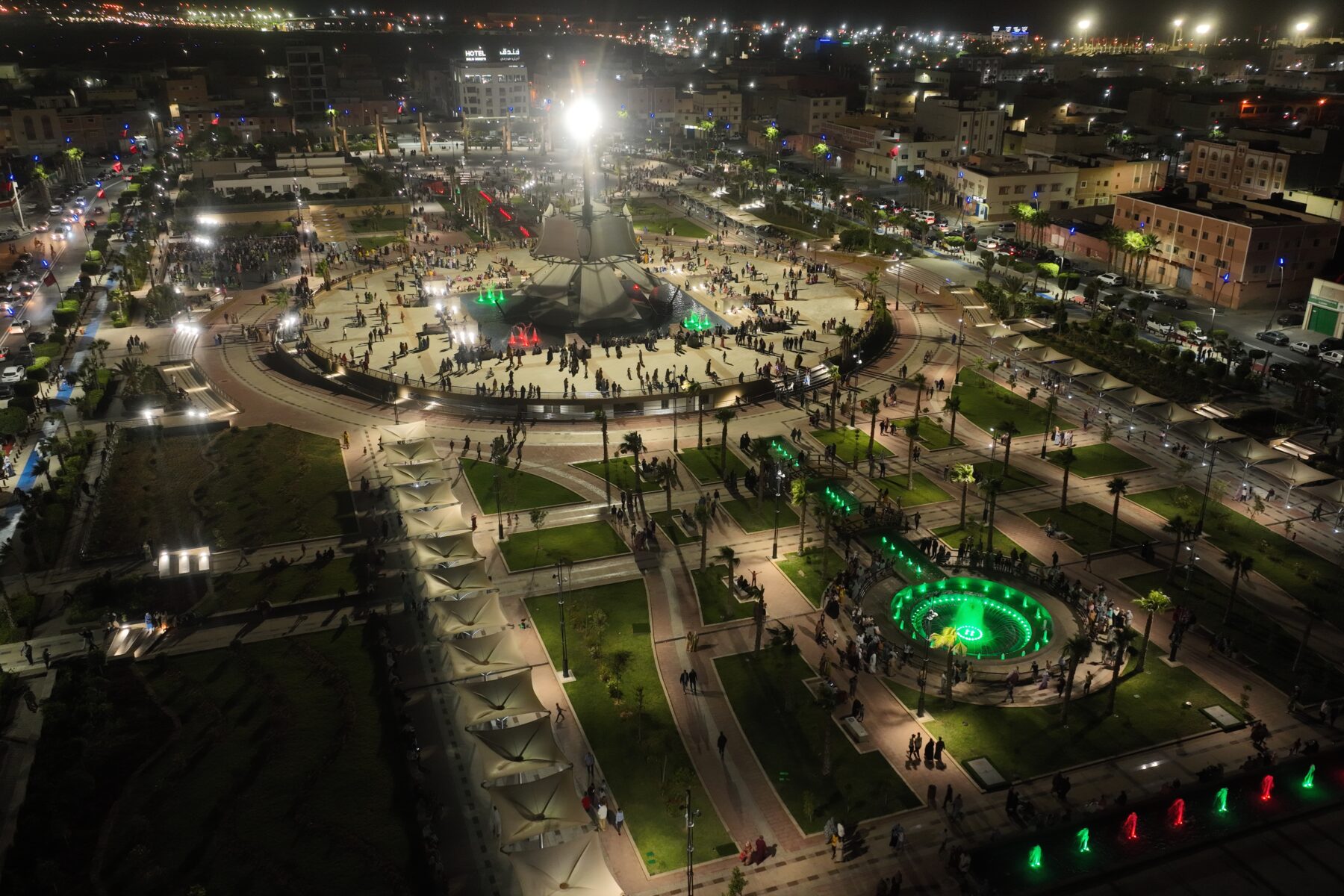 Laayoune green ammonia project - aerial view of the city