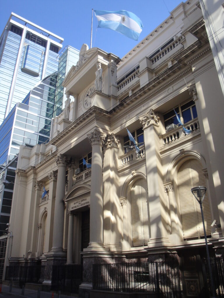 Banco Central de la Republica Argentina in Buenos Aires, which renewed the China currency swap