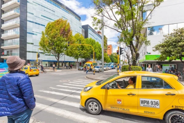 Bogota-Colombia-city-street-with-yellow-taxis-1200x853