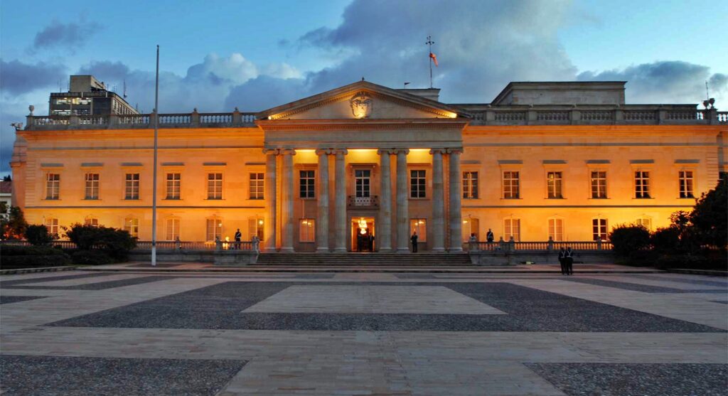 Colombia's Casa de Nariño presidential palace as de la Espriella alleges irregular contracts