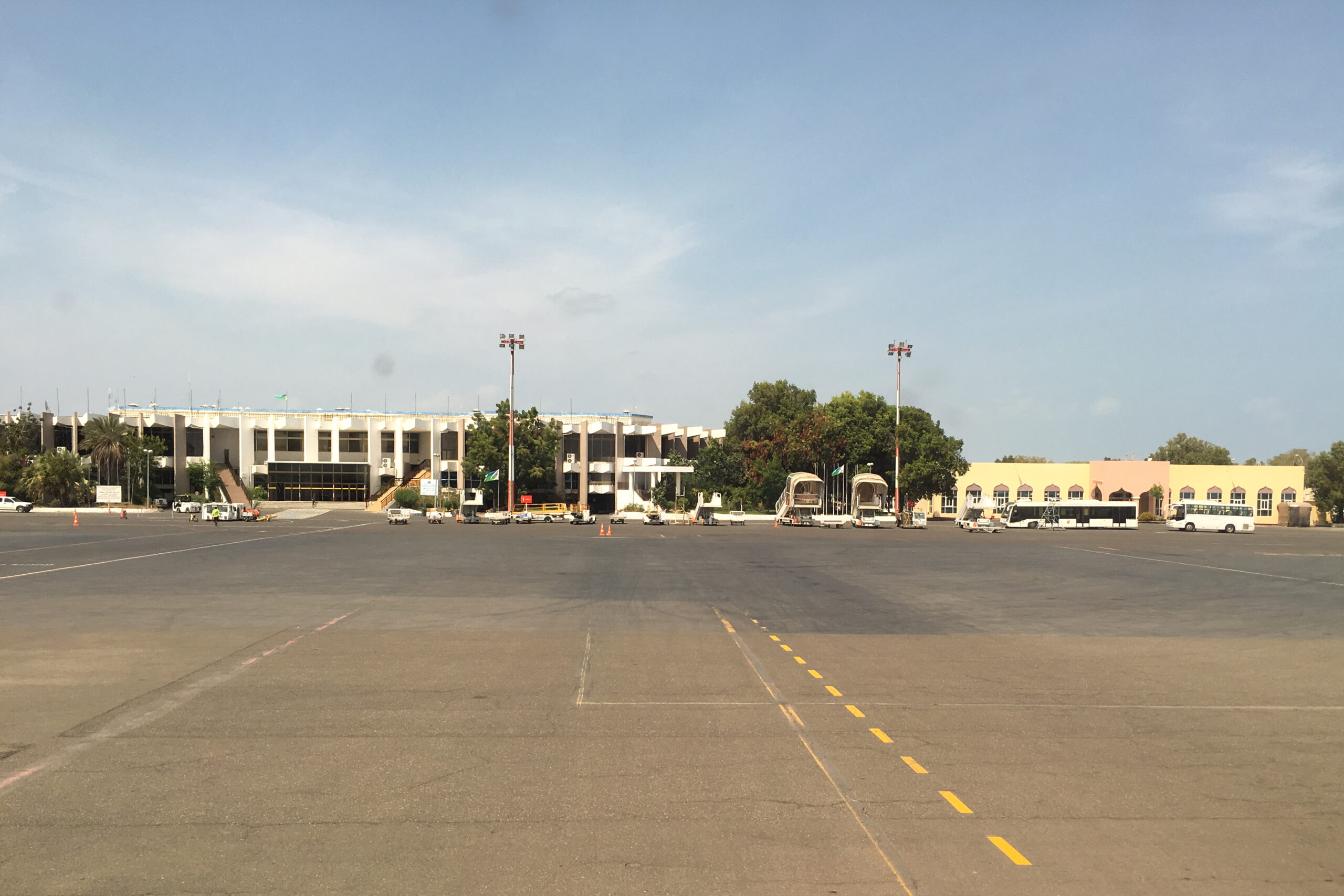 Djibouti overflight charges — the apron at Djibouti-Ambouli International Airport