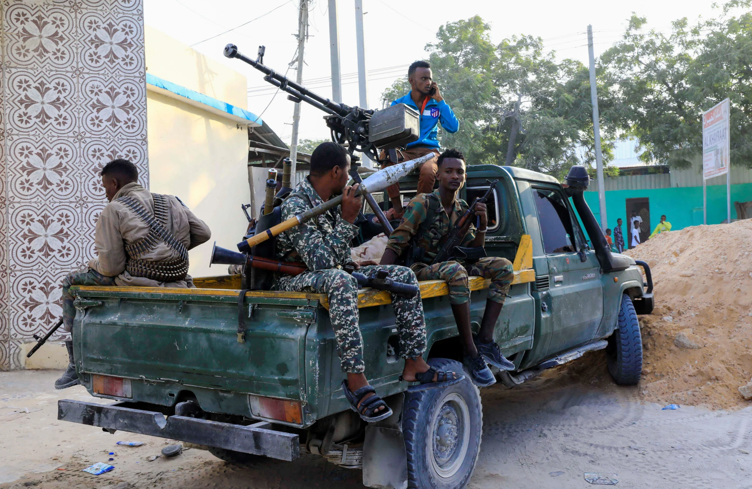 Demolition operation in the Tookiyo area of Mogadishu's Yaqshiid district, Aug 23, 2026