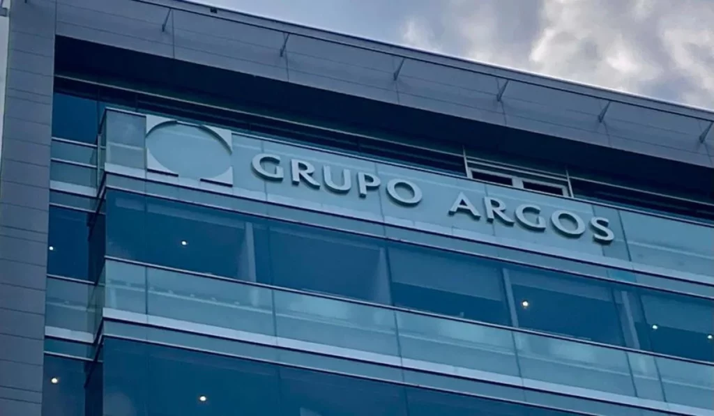 Grupo Argos building exterior with logo