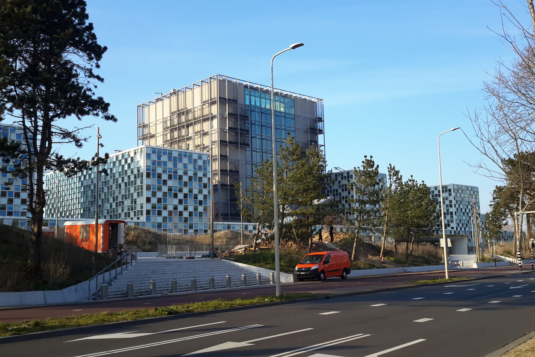 Libya ICC trial - the International Criminal Court headquarters in The Hague