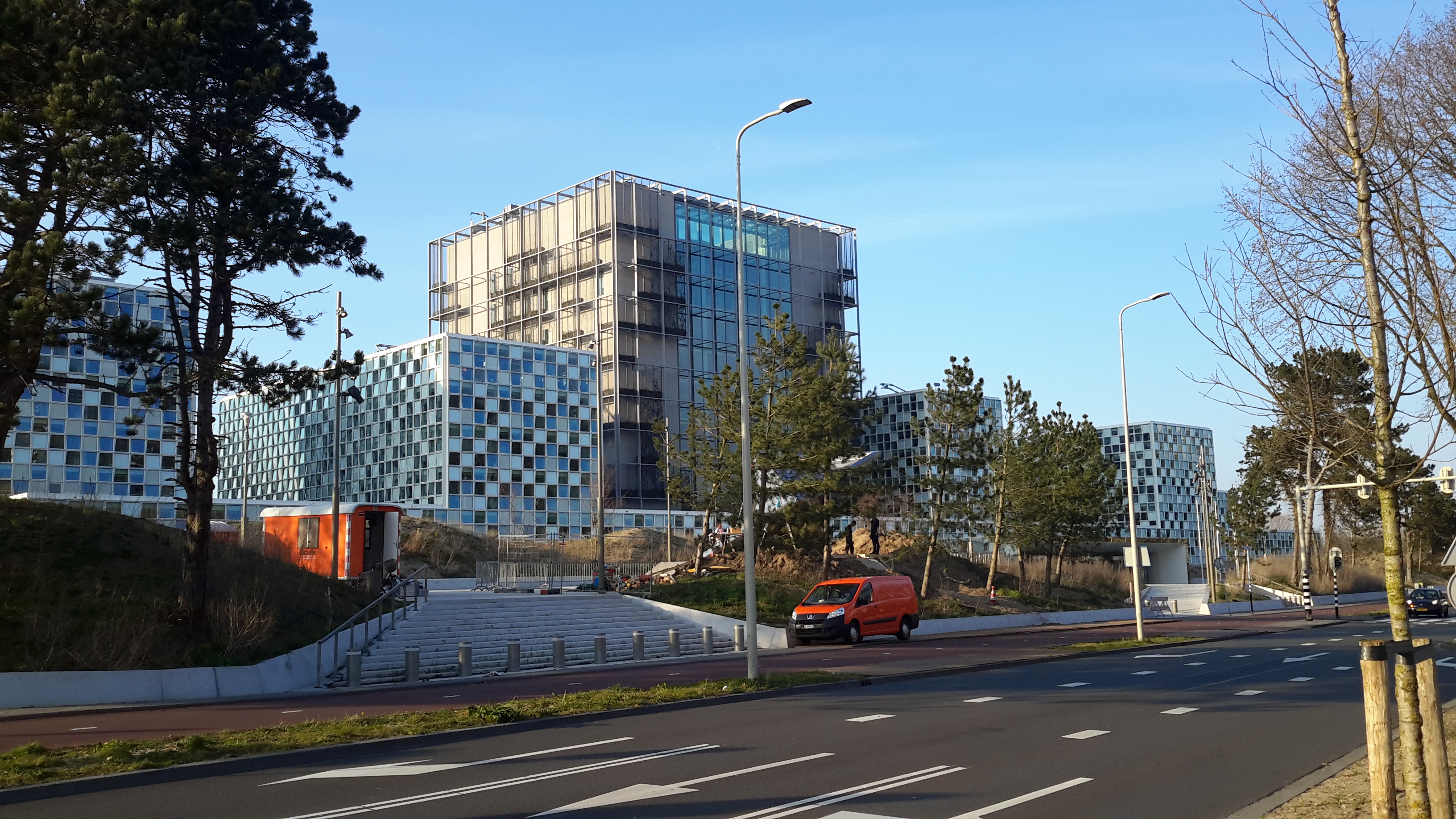 Libya ICC trial - the International Criminal Court headquarters in The Hague