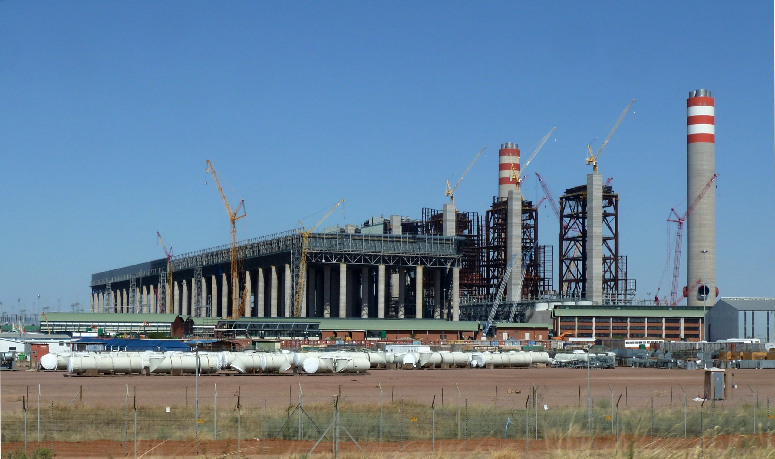 Medupi coal-fired power station under construction near Lephalale in Limpopo, South Africa