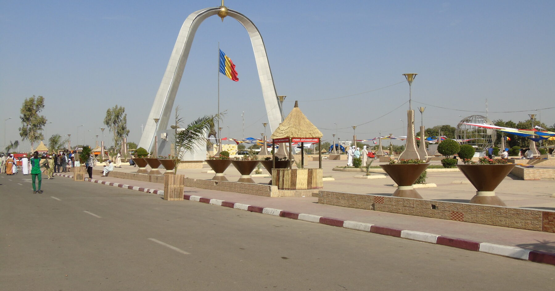 Chad presidential pardon - Place de la Nation in Ndjamena