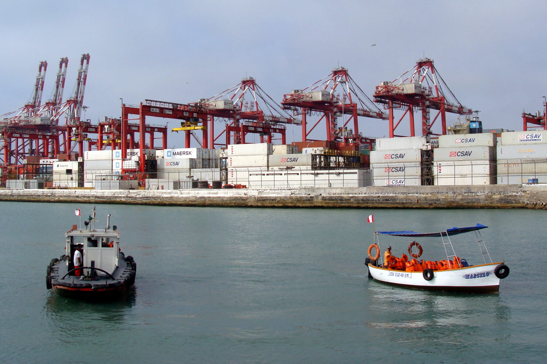 Port of Callao in Lima, Peru, as Andino bids for a Barcelona port terminal