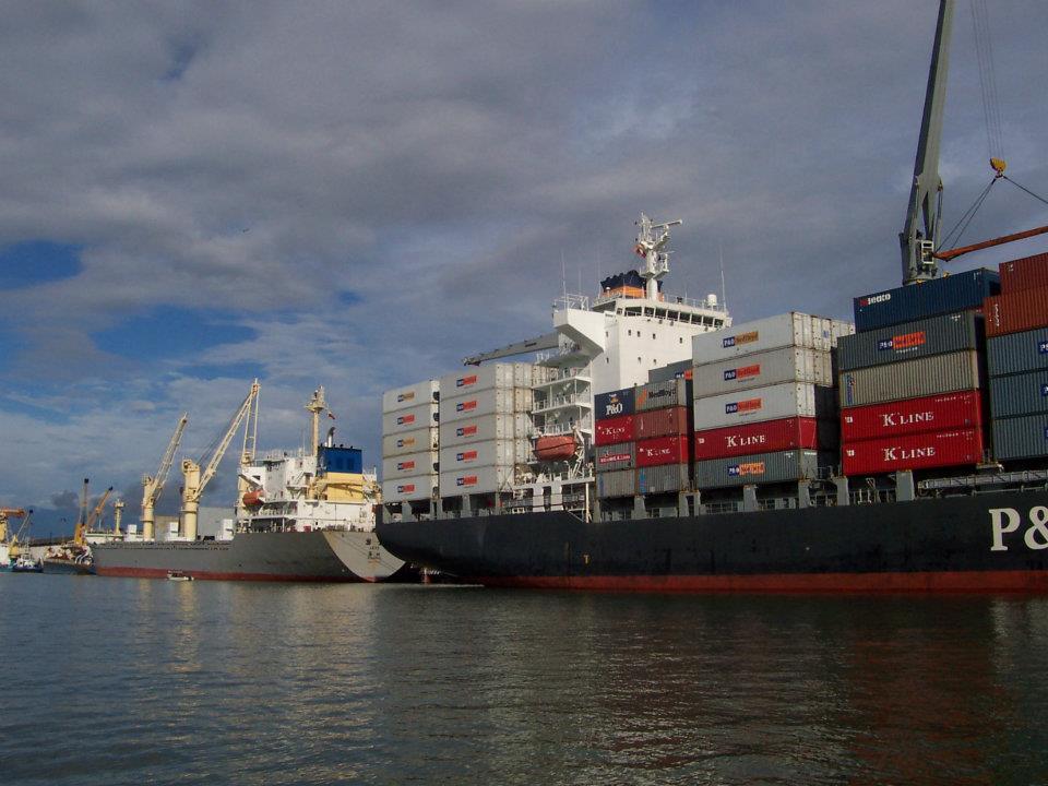 Container port in Cartagena, Colombia, as Colombia's exports rise 14.2%