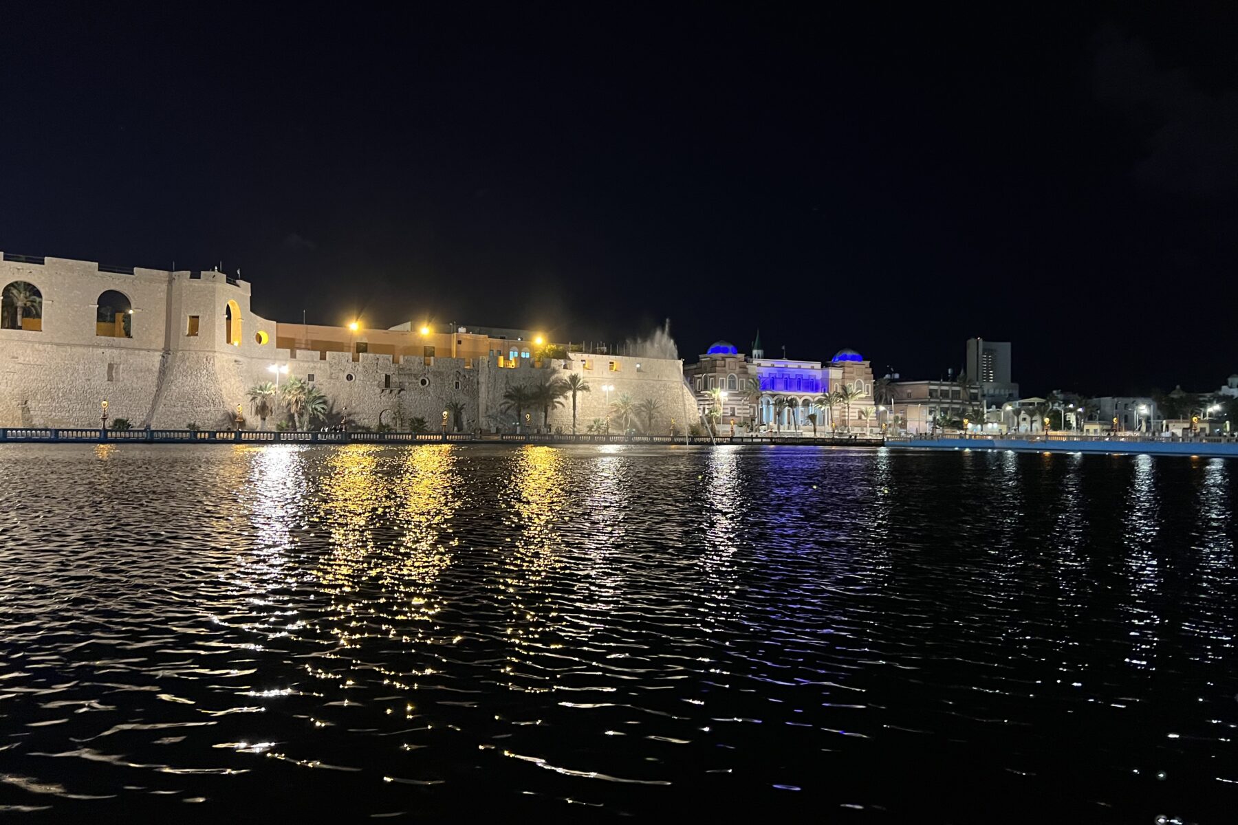 Tripoli waterfront and the Red Castle, Libya