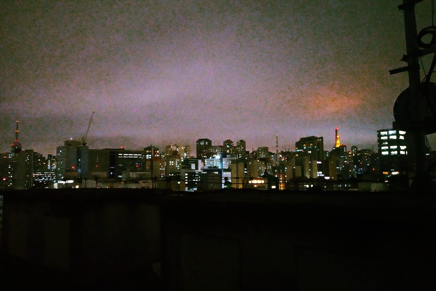 The Sao Paulo skyline at night