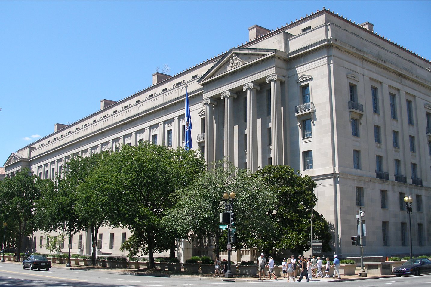 US Department of Justice building, Washington D.C.