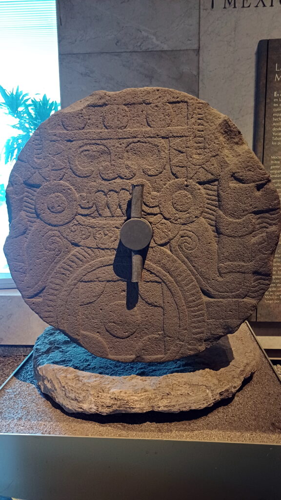 A pre-Hispanic artifact in a Mexican museum, like those being returned to México