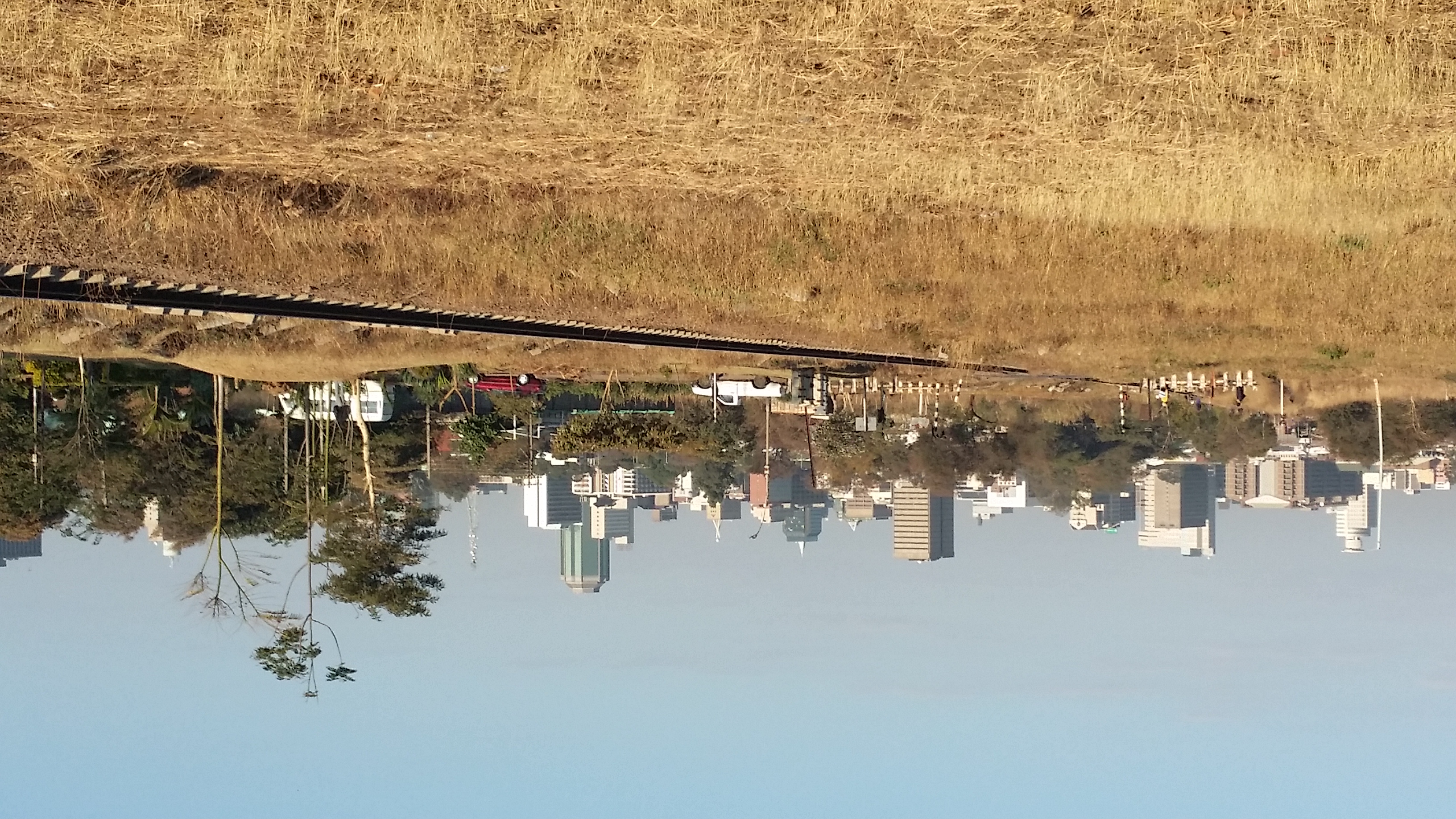 The Harare skyline seen from Chiremba road, Zimbabwe