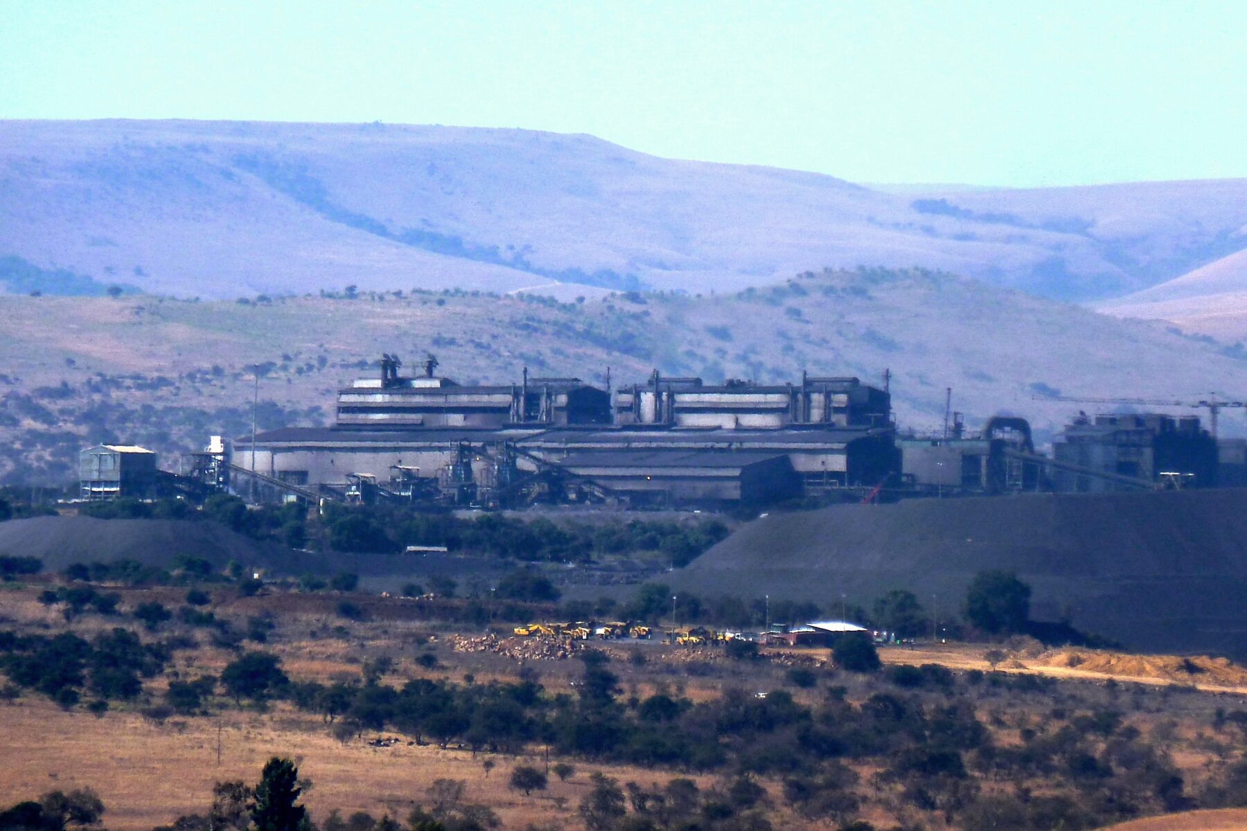 A ferrochrome smelter at Lydenburg in Mpumalanga, South Africa