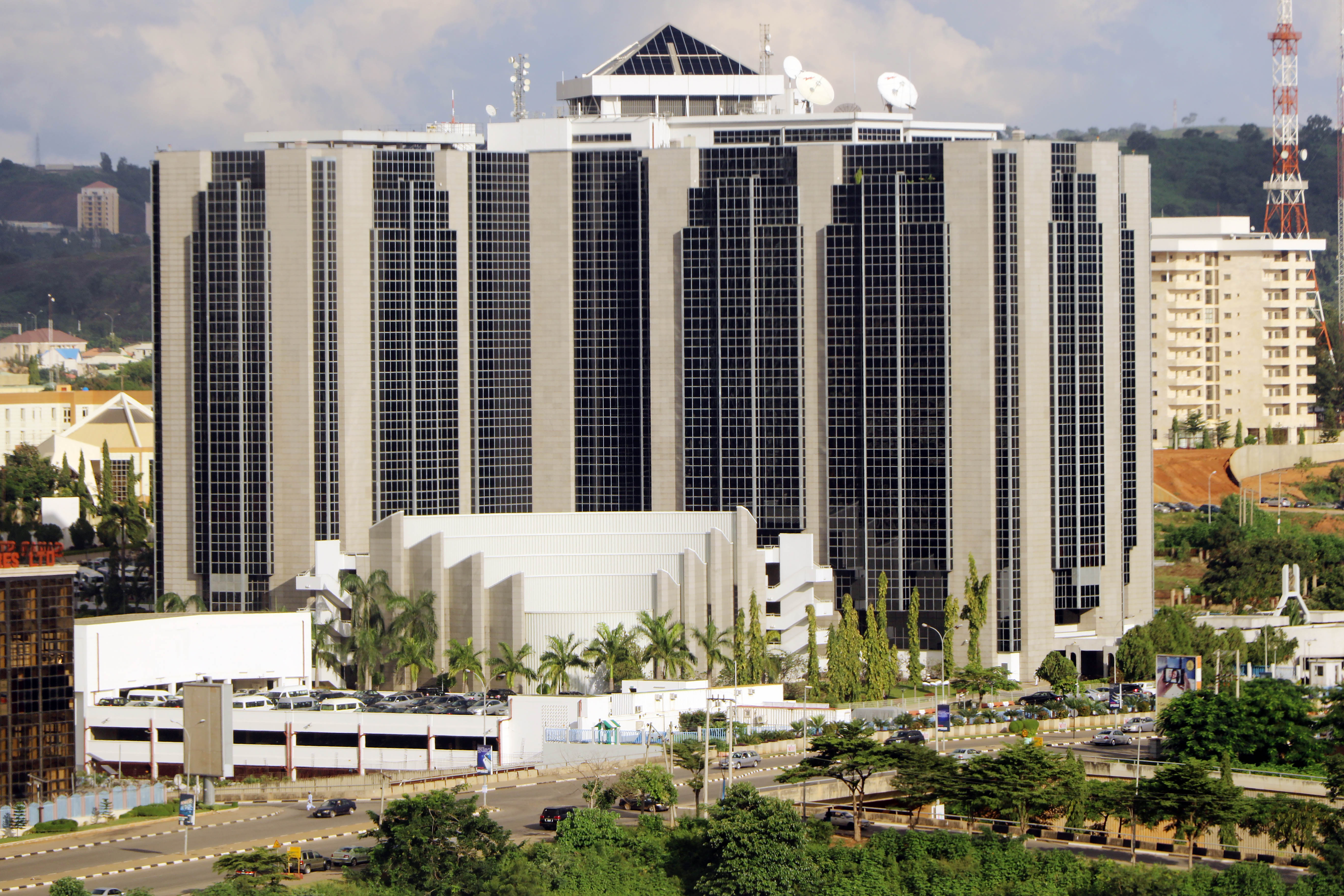 Nigeria treasury bills — the Central Bank of Nigeria headquarters in Abuja
