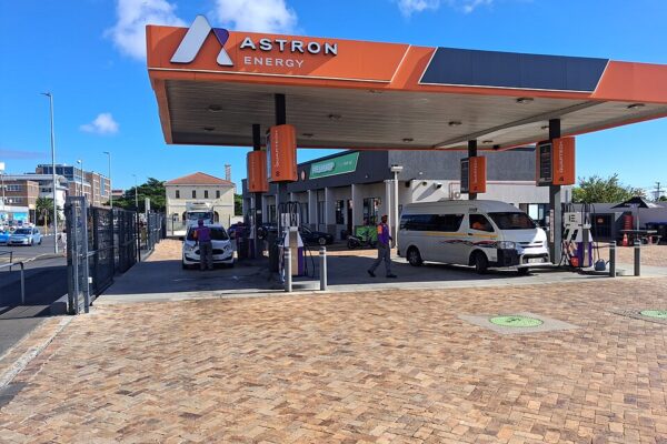 An Astron Energy petrol station in Observatory, Cape Town