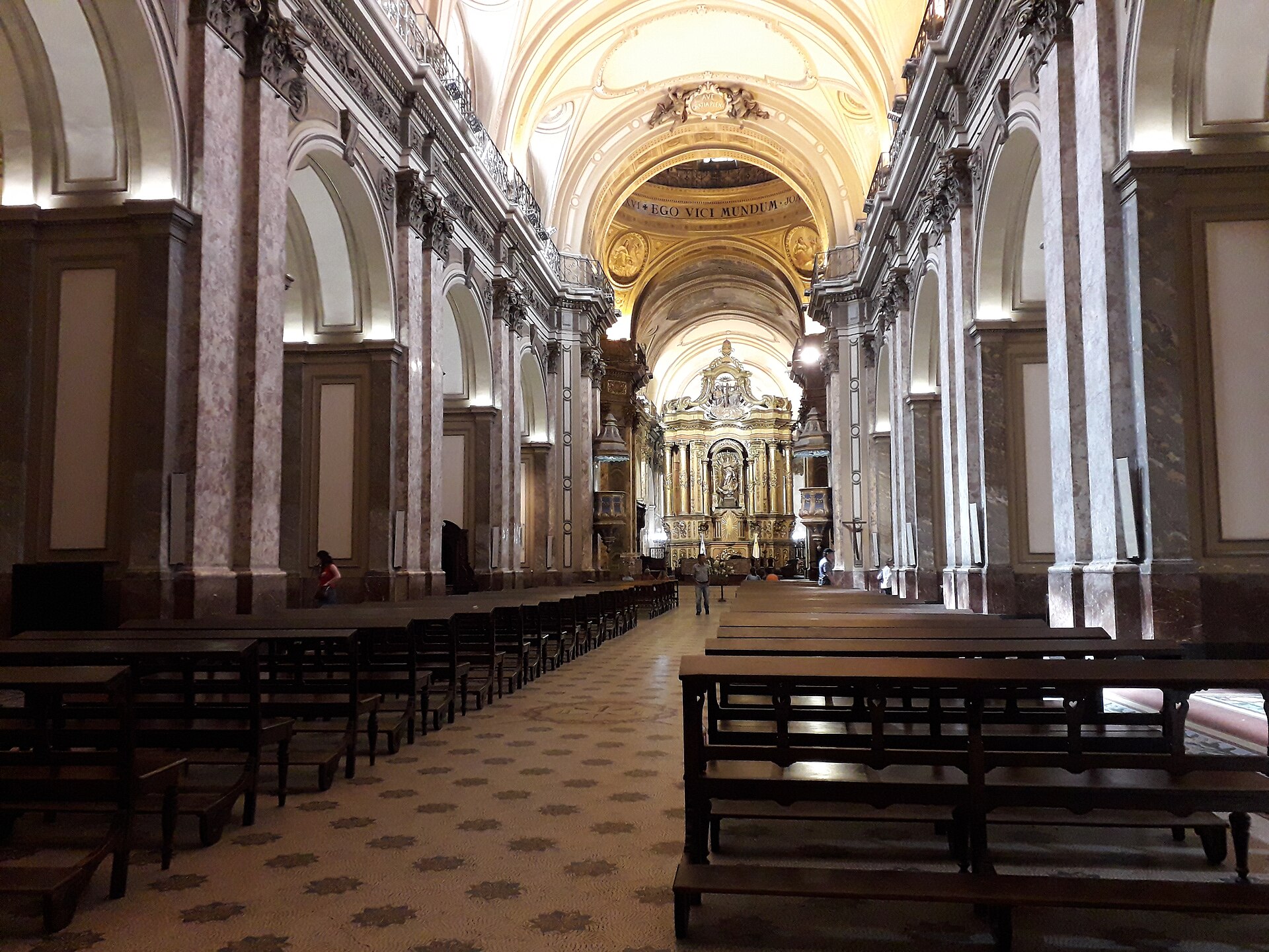 Argentina household debt — interior of the Metropolitan Cathedral of Buenos Aires, seat of the Argentine Church