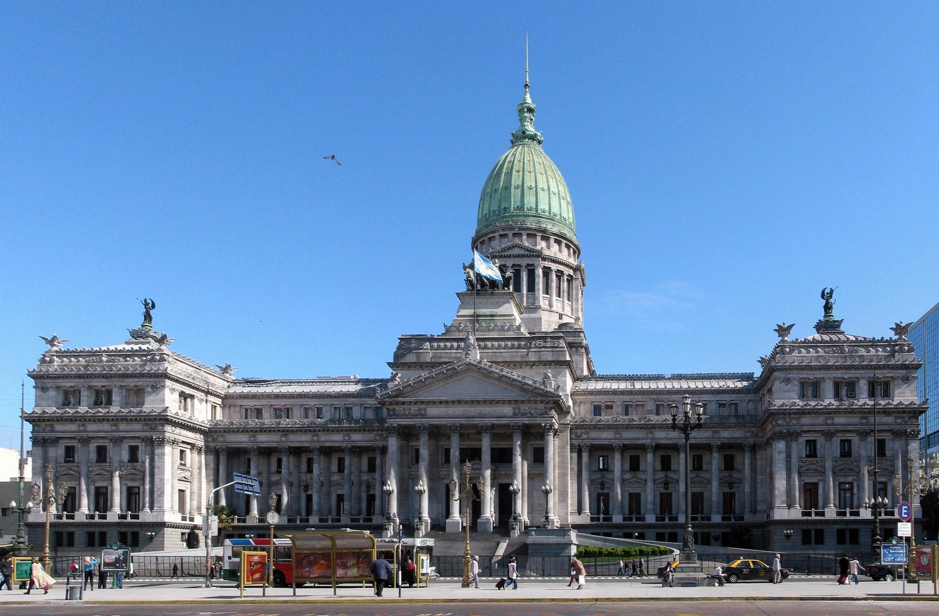 The Palace of the Argentine National Congress in Buenos Aires