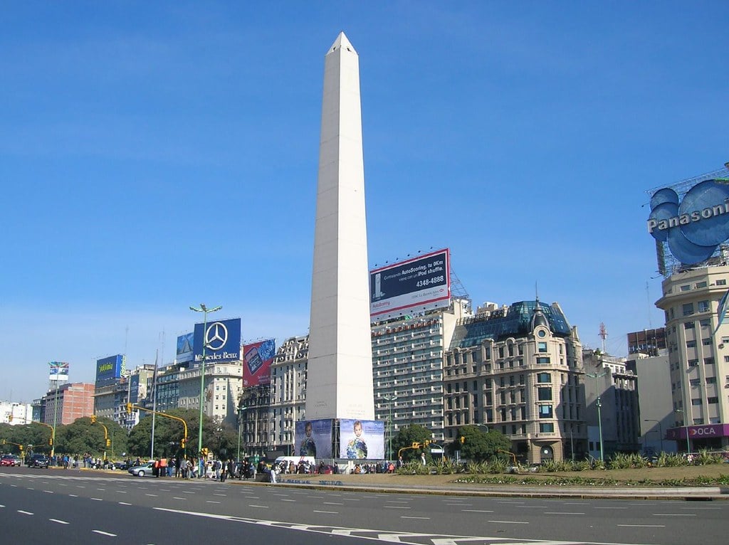 The Obelisco on Avenida 9 de Julio in Buenos Aires, illustrating the Argentina markets report
