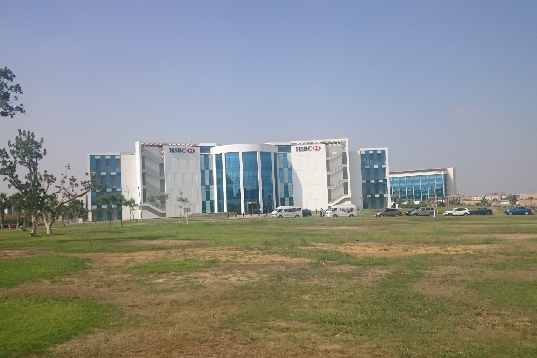 HSBC Bank Egypt headquarters building in Giza Smart Village